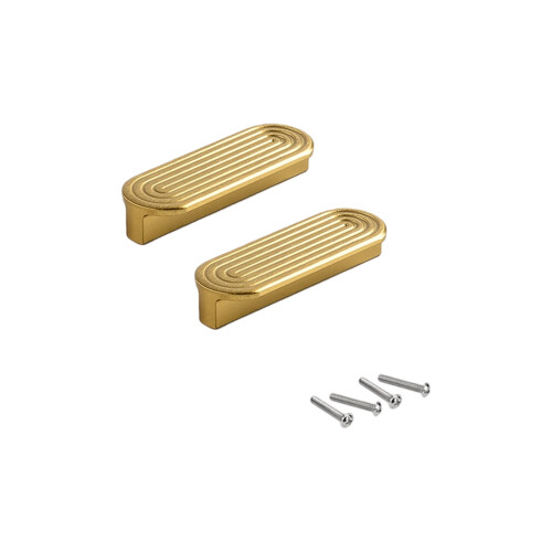 Boutons de placard simples mais élégants en-cuivre 90mm