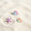 1 ensemble de breloques pour sac de plage, breloques en fleurs-1 2