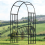 ECKMAN Black Victorian Garden Arch Frame Outdoor 1