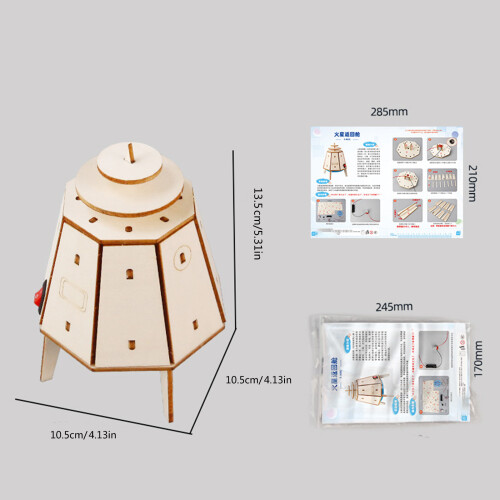 Hands-On-Montage Holz-Space-Return-Kabine-Modell-Set, 1