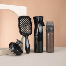 Detangling Brush for Curly Hair,Professional Smoothing Brush for All Hair Types   H