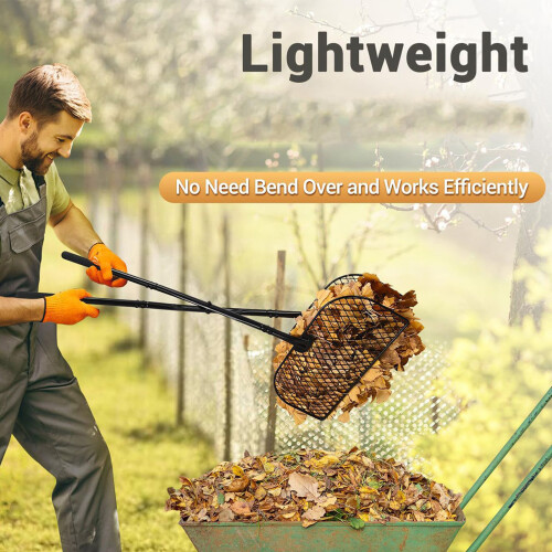 Sturdy Carbon Steel Garden Rakes Featuring Comfortable Grip 1