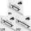 2Pcs Drawer Pulls Dressers Knob Cupboard Handle Simple-192mm 5