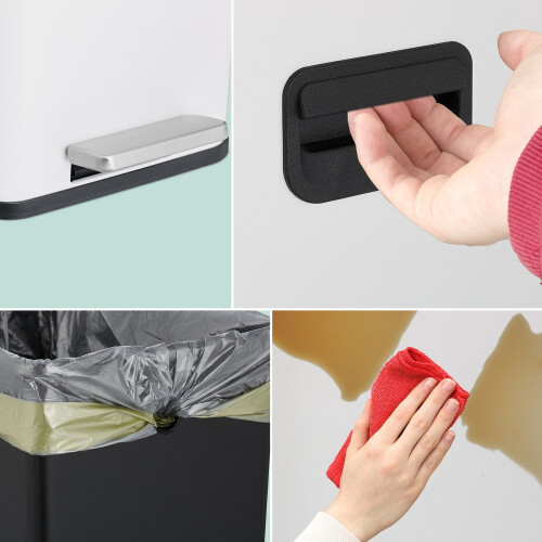 Pedal Bin 10L - Soft-Close, Hands-Free Disposal 2