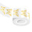 1 Roll Waterproof Golden Butterfly Pattern Sticker Scrapbooking 1