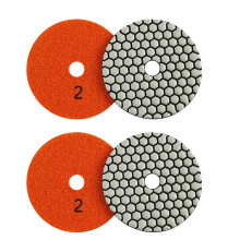 Resin Carbon Polishing Pad Sanding Discs For Stone-10cm 300