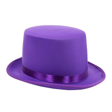 Fashion Magicians Hat Practical Halloween Costume Hat-Purple