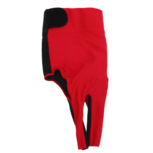 3-Finger-Billard-Handschuh - rechte Hand, rote PU