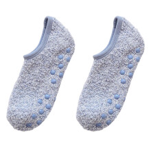 Antis Slip Hospital Socks with Grip for Women Girls-light blue