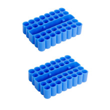 32 Holes Bit Organiser Screwdriver Bit Holder Drill-Blue 2pcs