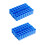 32 Holes Bit Organiser Screwdriver Bit Holder Drill-Blue 2pcs 1