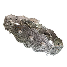 Caucasian Belly Chain for Wedding Waist Chain-ancient silver