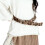 Leopard Print Furry Belt Soft Textured Strap Stylish- khaki 1
