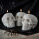 Totenkopf-Kerzen-Set 4