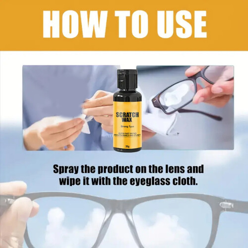 Non Grinding Lens Restoration Resin Eliminates Scratches On 2