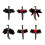 Breathable Elastic Leg Garters Halloween-Black leggingsS 2