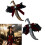 Breathable Elastic Leg Garters Halloween-Black leggingsS 3
