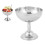 304-Edelstahl Eisbecher, 11 cm Schale mit Füßen 1