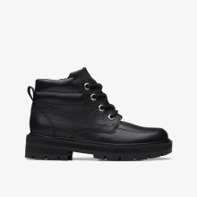 (Fit Type[Shoes], Shoe Size) Prague Zip K. Black Leather
