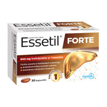 Essetil Forte 30x caps Hepaslimin Proliver Travisto Essentiale MAX Forte