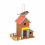 Vogelhaus-Futterspender aus Holz für Garten oder Terrasse 1
