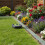 Stahl-Gartenbeeteinfassung - flexibel, Unkrautbarriere 3