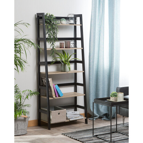 Beliani 5 Tier Shelving Unit CROYDON 163 cm Black 1