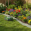 Stahl-Gartenbeeteinfassung - flexibel, Unkrautbarriere 3