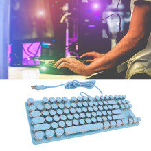 RoundHat 87-Tasten RGB-mechanische Tastatur Blau 50M