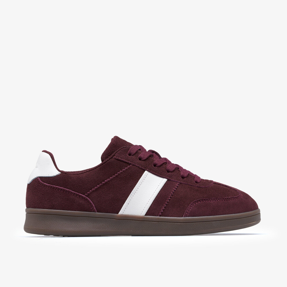Clarks (Fit Type[Shoes], Shoe Size) Seco Speed. Burgundy Suede Red