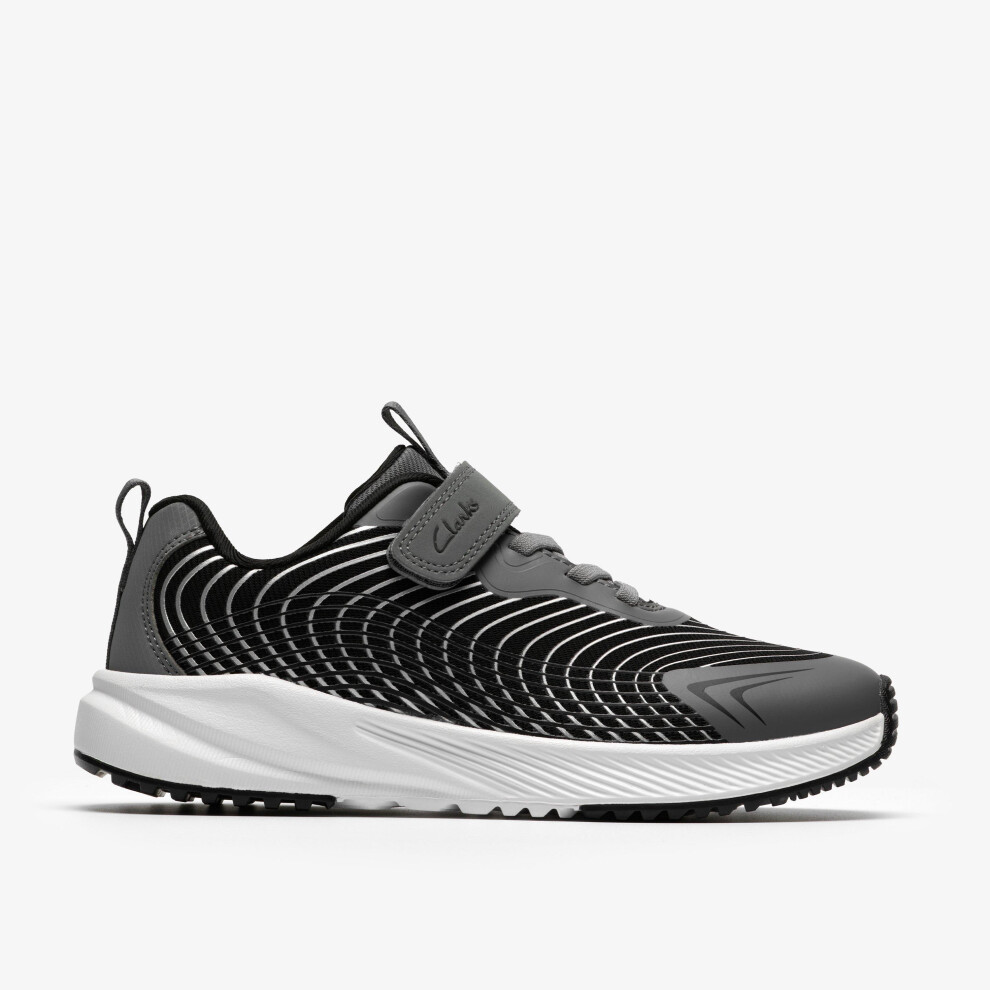 Clarks (Fit Type[Shoes], Shoe Size) Deyes Dash K /Grey Black