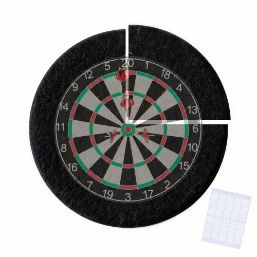 Dartscheibenumrandung, 4-teiliger Filz, Geräuschreduzierung