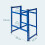 Tyre Rack for 4-6 Tyres, Adjustable Steel Frame 4