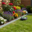 Stahl-Gartenbeeteinfassung - flexibel, Unkrautbarriere 3