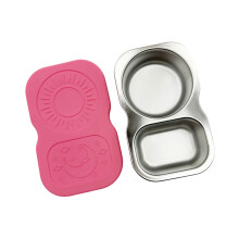 Tasse à tremper Double face en acier antirouille Durable,-Rose