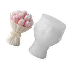 Tulips Shape Candle Silicone Mould Heat Resistant for-5596