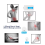 10PCS TENS EMS Large Square Electrode Pads 5