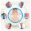 10PCS TENS EMS Large Square Electrode Pads 6