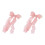 2Pcs Curtain Tieback Sweet Bows Window Curtain Bind-pink 1