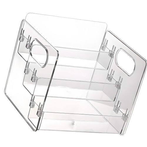 Compacte 3-delige medicijnkastorganizers Permanente plastic