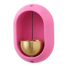 Elegant Resin Oval Shape Doorbell Chimes for Interior-Pink