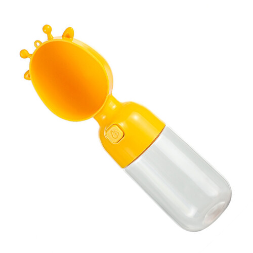 Practical Pet Drinking Bottles Leakproof For Easy-Yellow