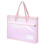 Large Mesh Sewing Organiser Storage Bag With Multiple-Pink 1