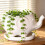 Simple Round Ceramic Container For Succulents Freshing-Deer. 7
