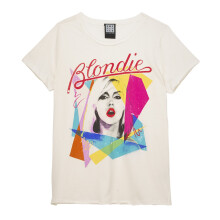 (M, Vintage White) Amplified Womens/Ladies Ahoy 80s Blondie T-Shirt