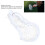 Nylon Lacrosse Kopf Ersatz Weiß Training 4