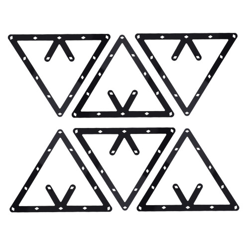 6Pcs Billiard Positioning Sticker Pad 1