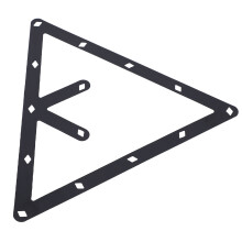 6Pcs Billiard Positioning Paper Secure Fit