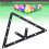 6Pcs Billiard Positioning Paper Secure Fit 18