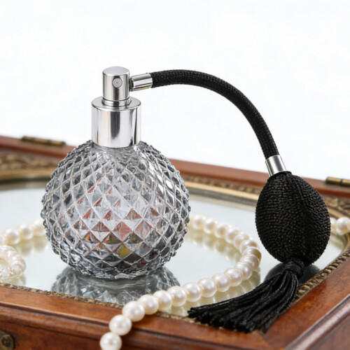 Elegant Retro Perfume Atomizer Bottle Tube Refillable-Plum 2